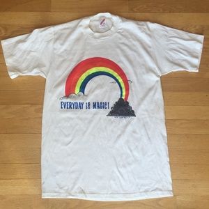 NEVER WORN VINTAGE Rainbow JERZEES Tee